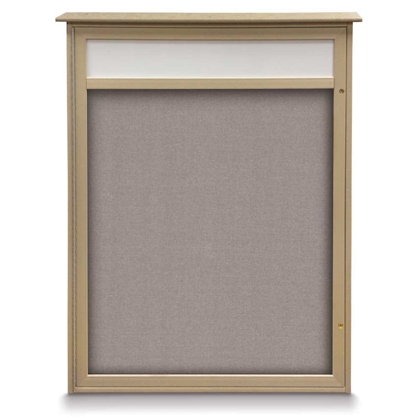 Double Door Enclosed Indoor Letterboard